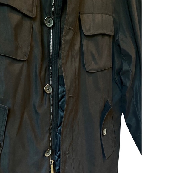 NEW WOT - Men’s London Fog Jacket Thick Fleece Lined Corduroy Trimmed Size Large - Picture 4 of 12